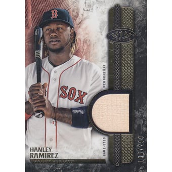 2016 Topps Tier One Relics #T1RHR Hanley Ramirez/299