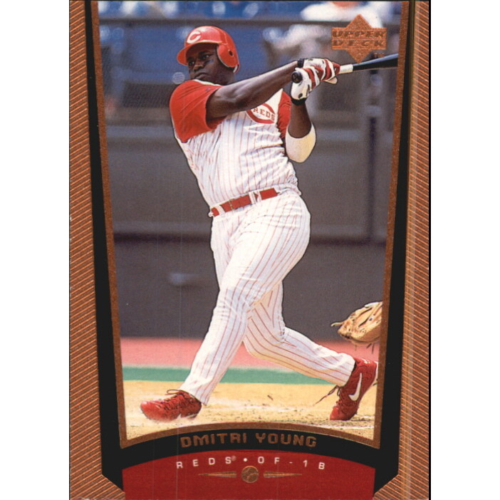 1999 Upper Deck Exclusives Level 1 #76 Dmitri Young. rookie card picture