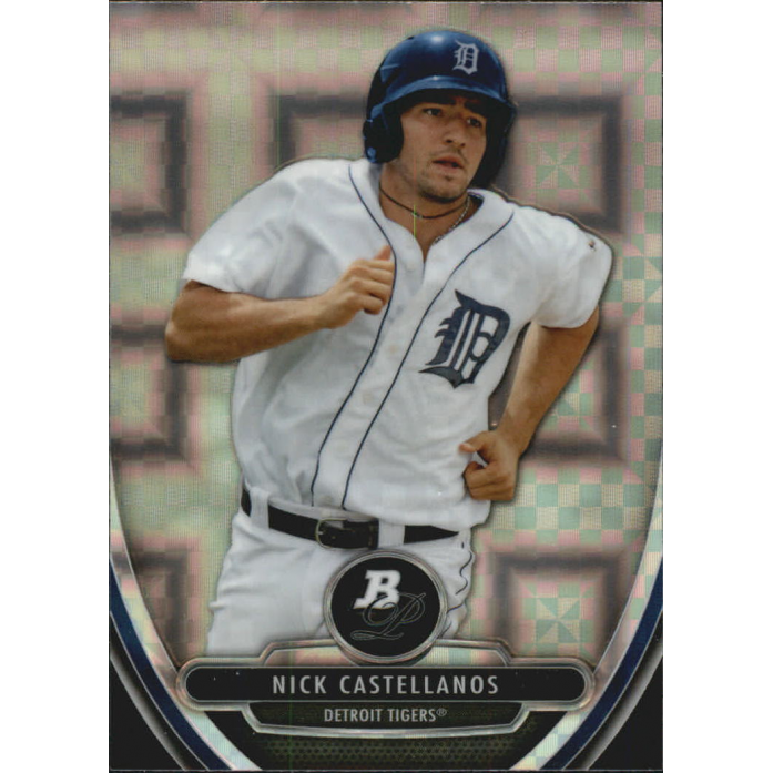 2013 Bowman Platinum Chrome Prospects X-Fractors #BPCP15 Nick Castellanos. rookie card picture