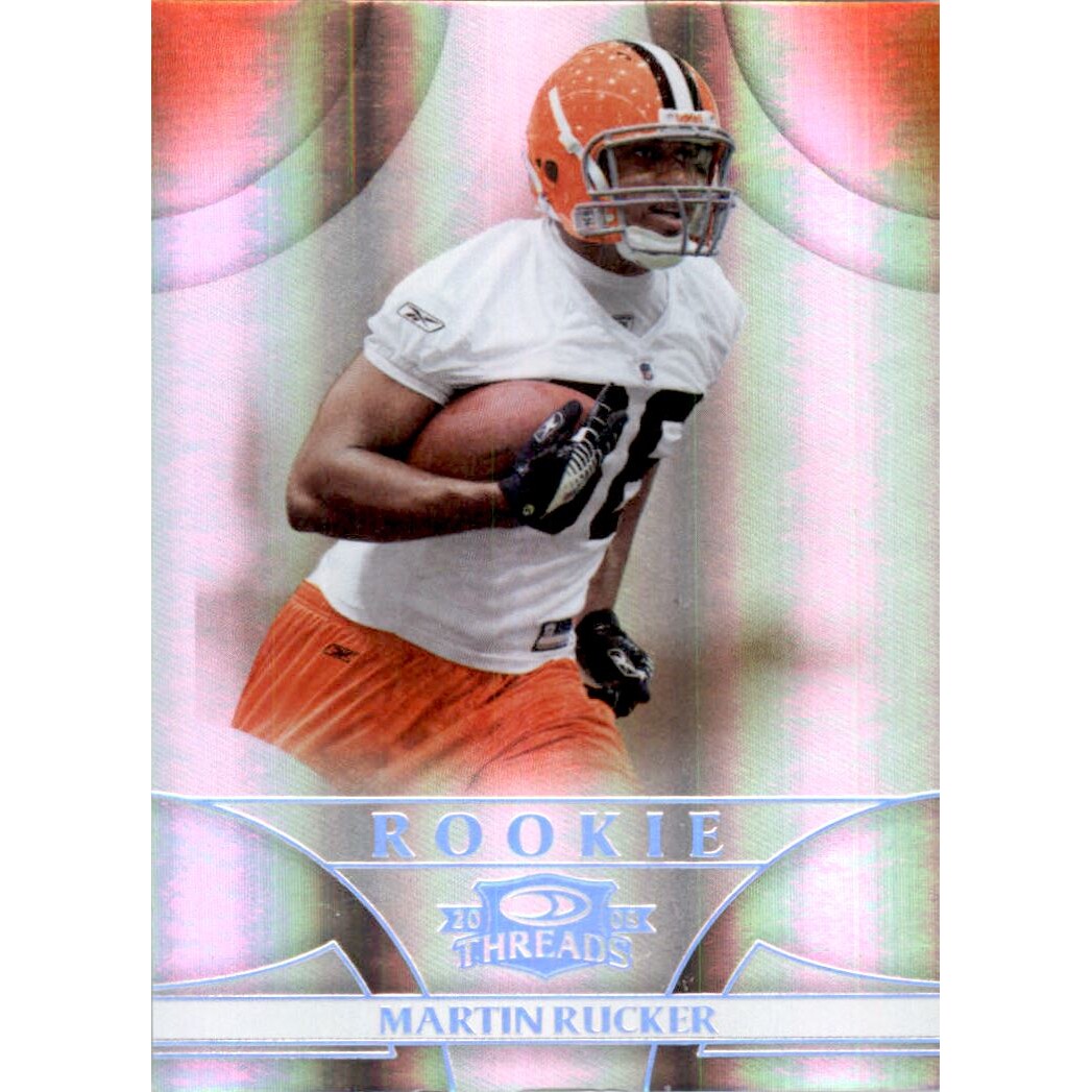 2008 Donruss Threads Silver Holofoil #215 Martin Rucker. rookie card picture
