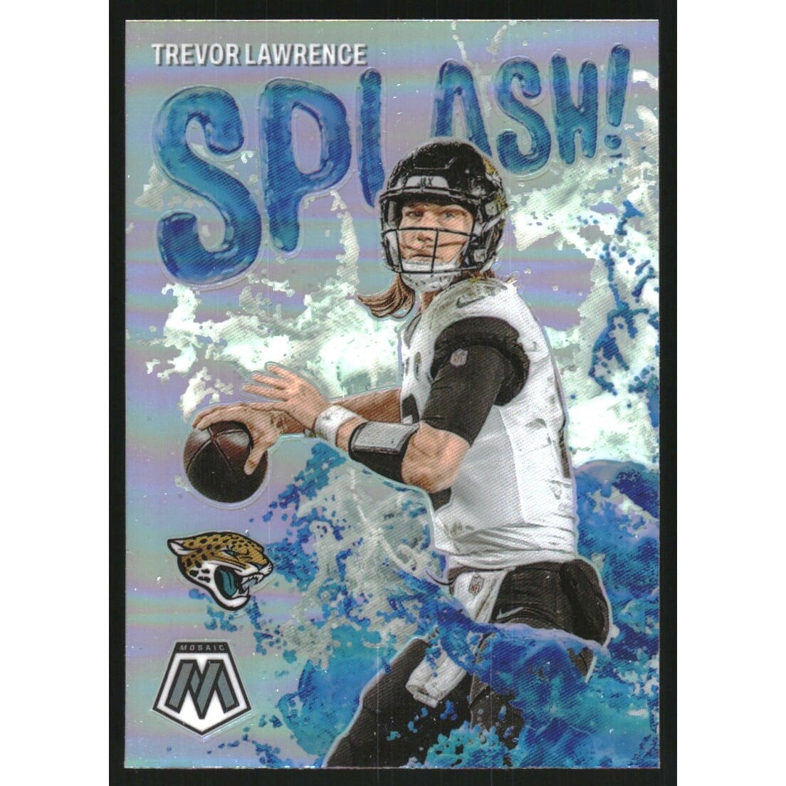 2023 Panini Mosaic Splash Silver #20 Trevor Lawrence. rookie card picture