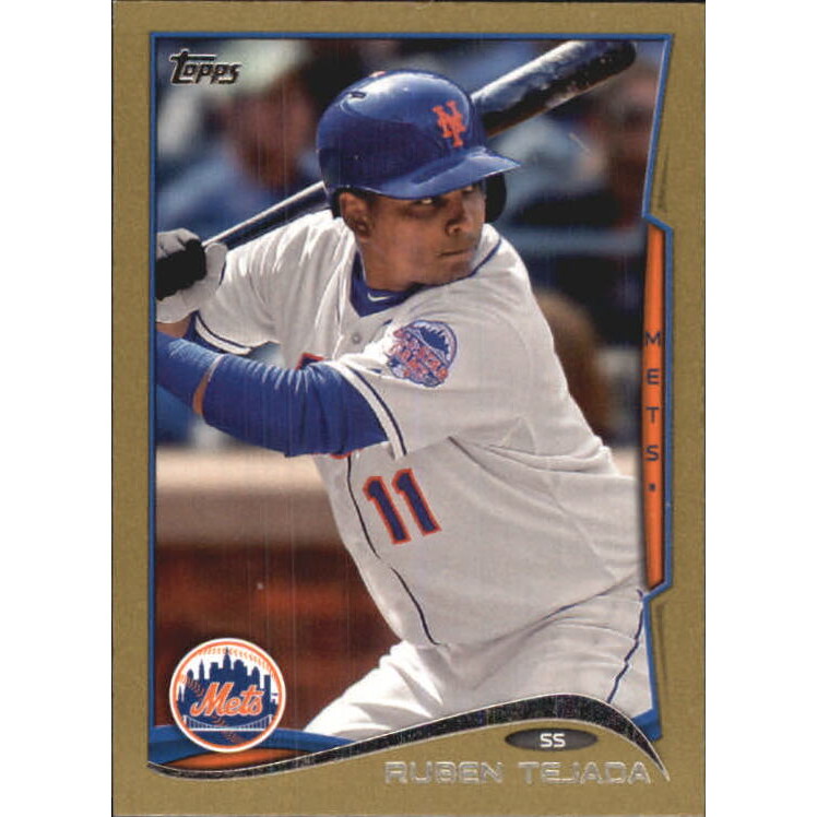 2014 Topps Mini Gold #493 Ruben Tejada. rookie card picture