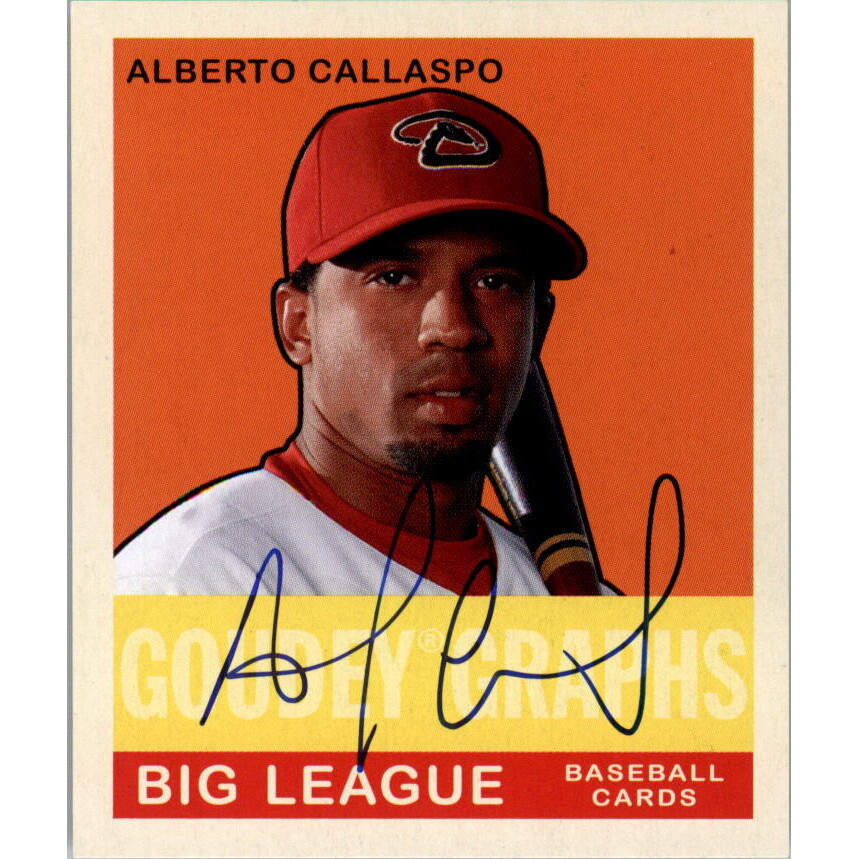 2007 Upper Deck Goudey Goudey Graphs #AC Alberto Callaspo. rookie card picture