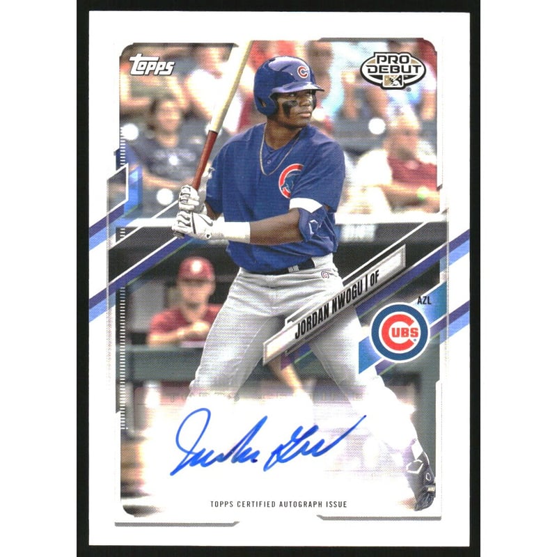 2021 Topps Pro Debut Autographs #PD128 Jordan Nwogu