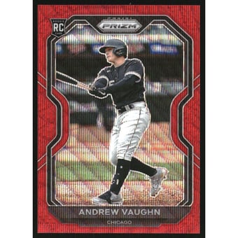 2021 Panini Prizm Prizms Red Wave #48 Andrew Vaughn