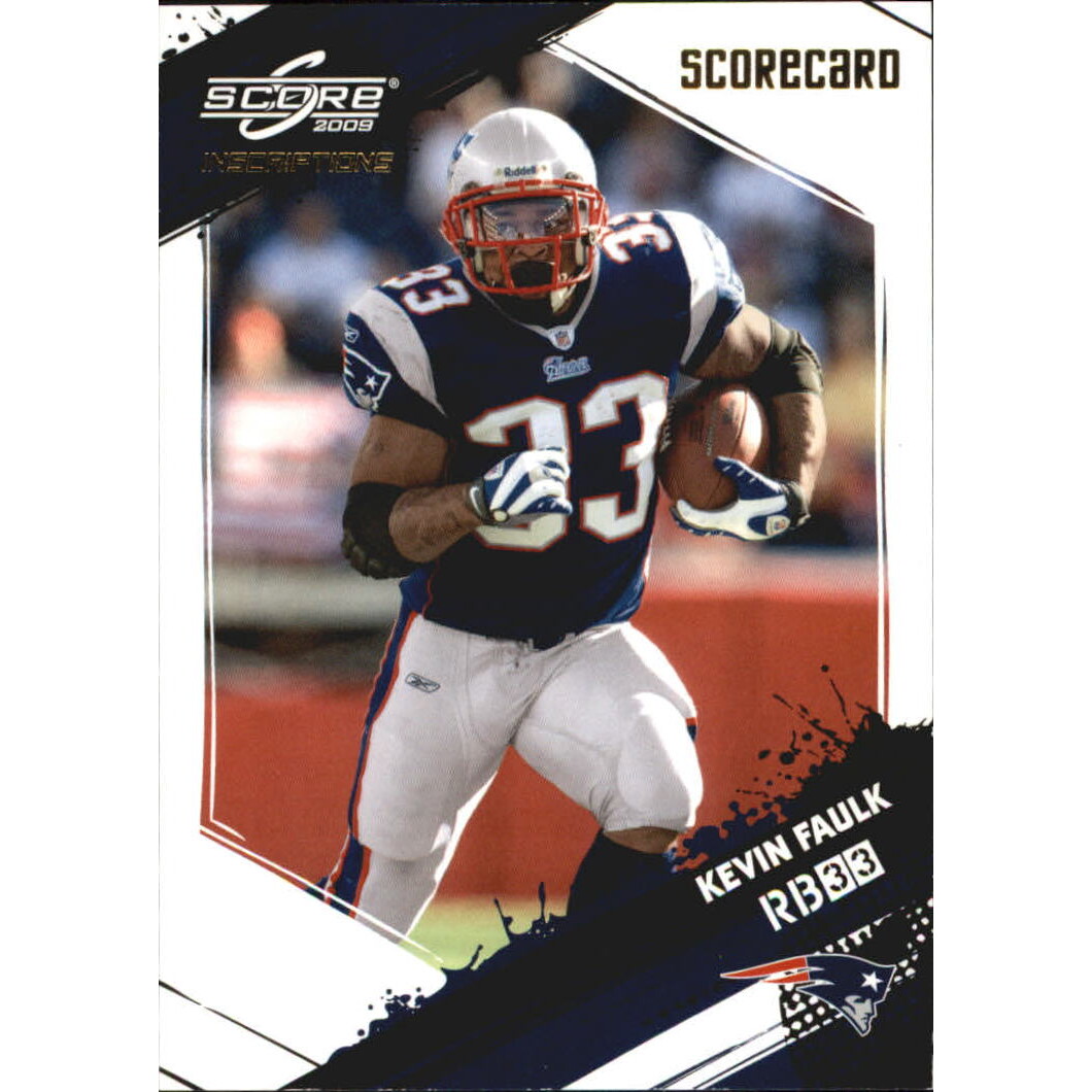 2009 Score Inscriptions Scorecard #173 Kevin Faulk