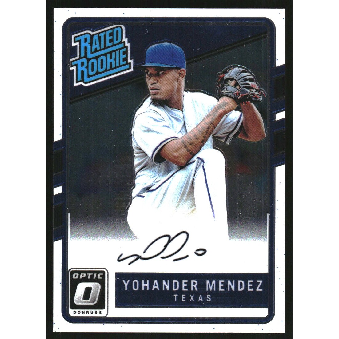 2017 Donruss Optic Rated Rookies Signatures #RRSYO Yohander Mendez