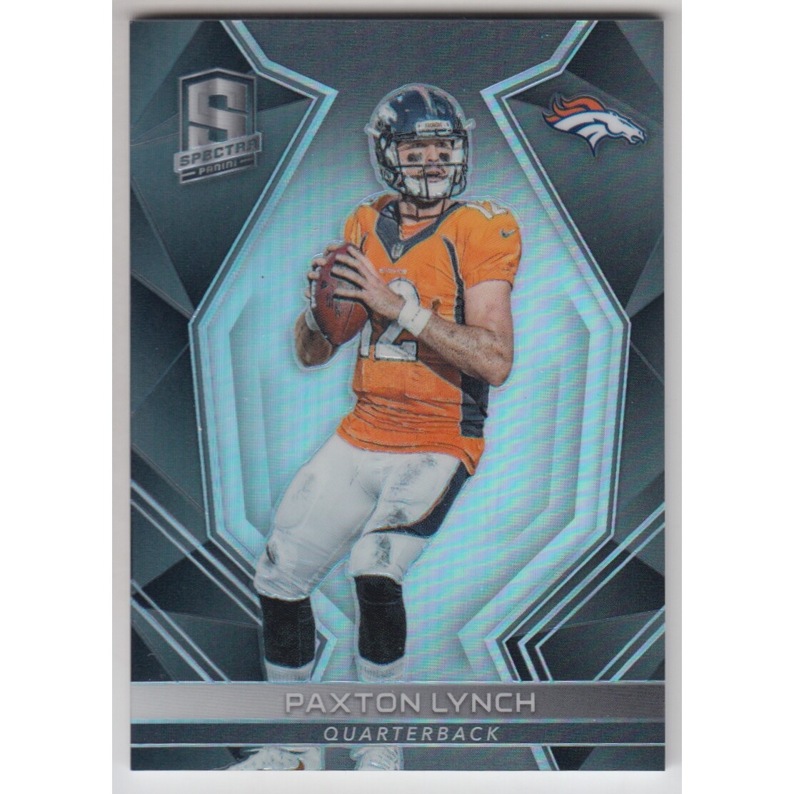 2017 Panini Spectra #77 Paxton Lynch. rookie card picture