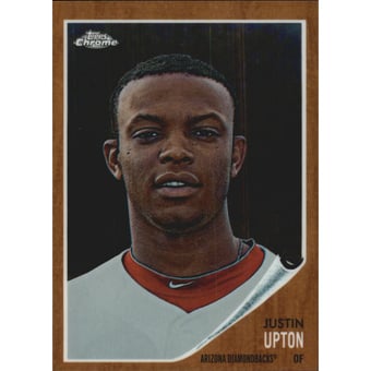 2011 Topps Heritage Chrome Refractors #C143 Justin Upton