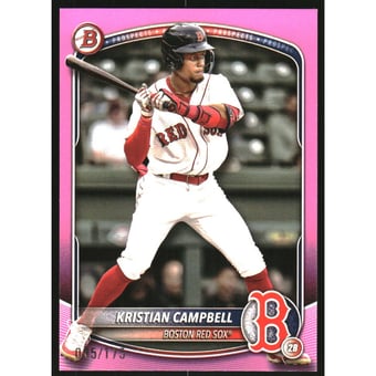 2025 Bowman Prospects Pink #BP42 Kristian Campbell