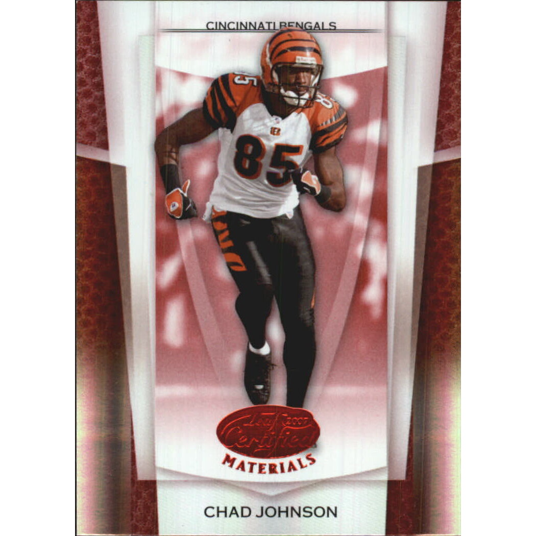 2007 Leaf Certified Materials Mirror Red #103 Chad Johnson
