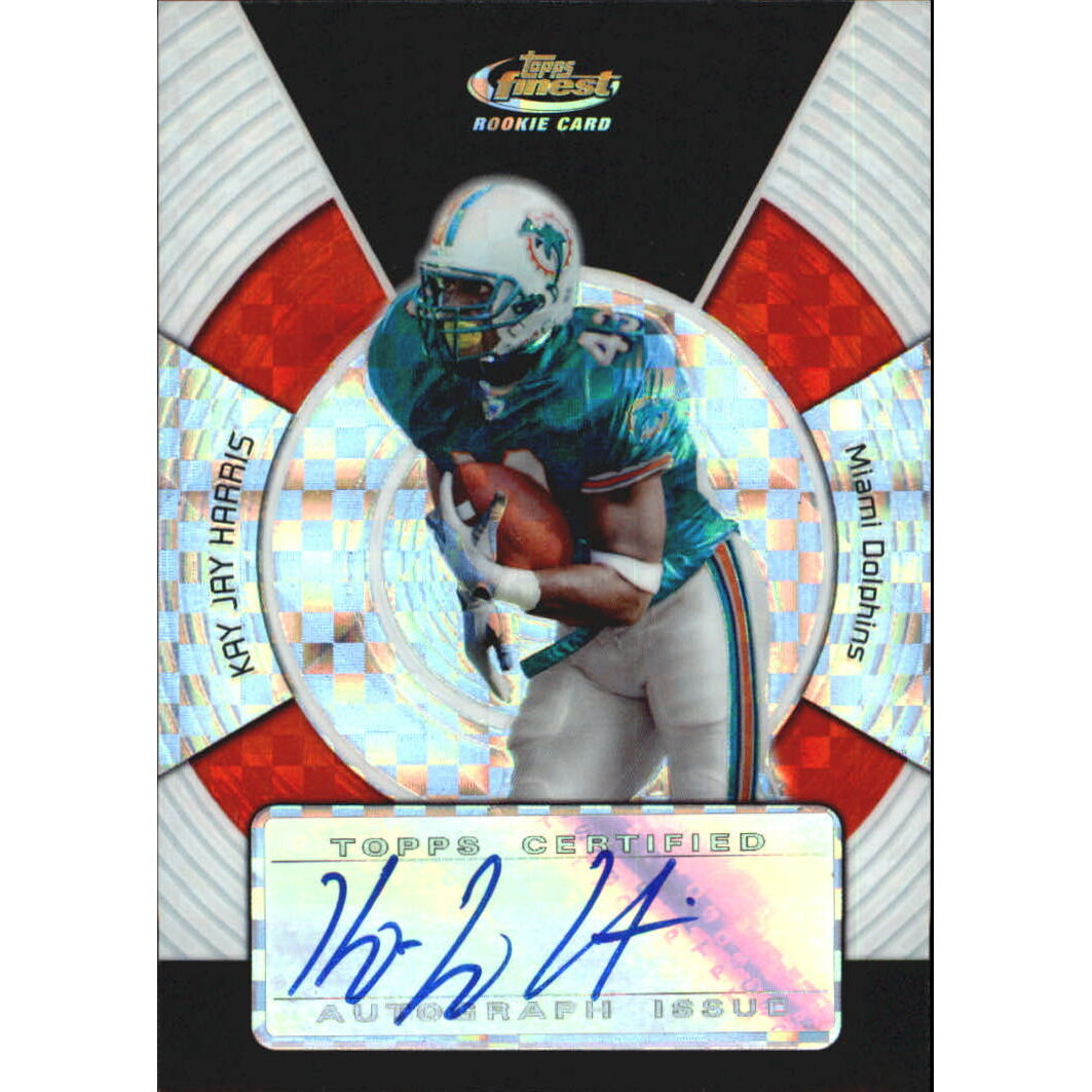 2005 Finest Xfractors #177 Kay-Jay Harris AU