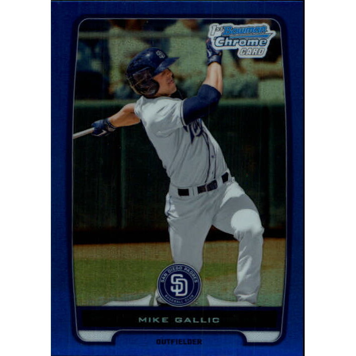 2012 Bowman Chrome Prospects Blue Refractors #BCP149 Mike Gallic