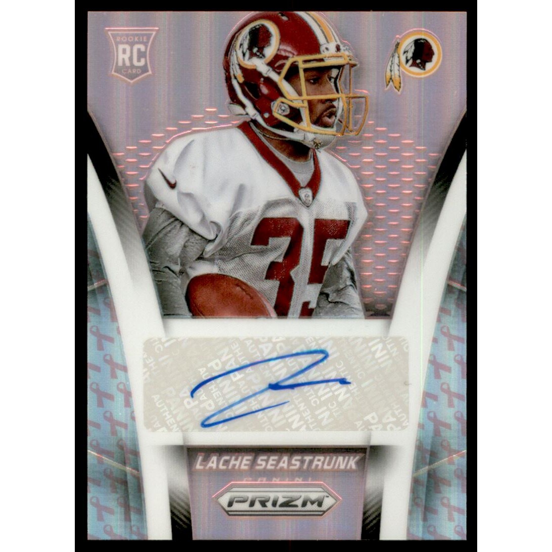 2014 Panini Prizm Rookie Autographs Prizms Pink #ARLS Lache Seastrunk/100