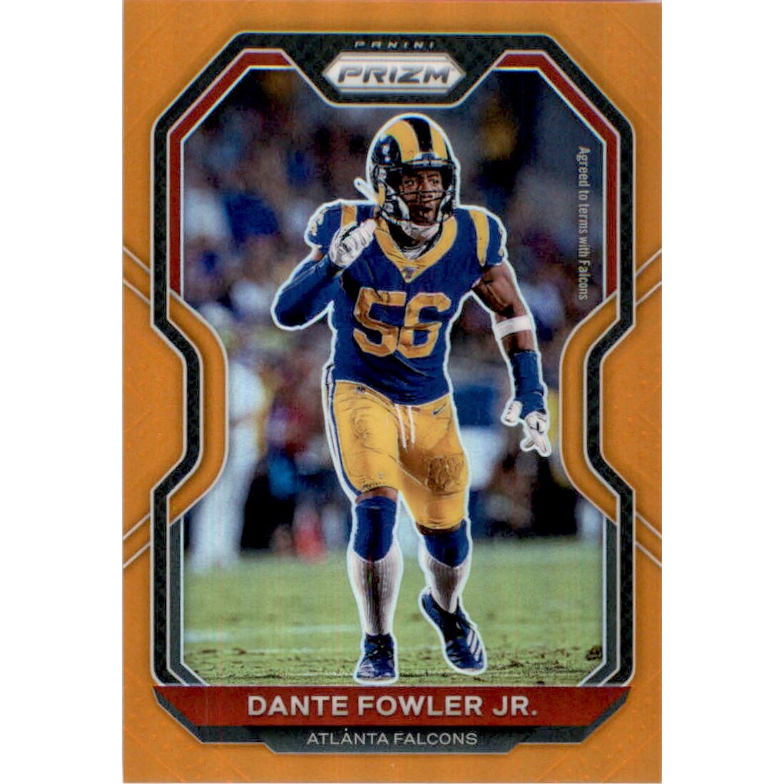 2020 Panini Prizm Prizms Orange #229 Dante Fowler Jr.