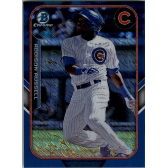 2015 Bowman Chrome Farm's Finest Minis Blue Refractors #FFMAR Addison Russell
