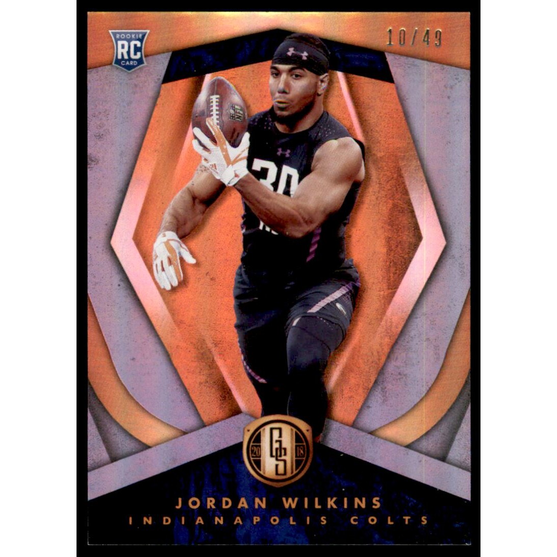 2018 Panini Gold Standard Platinum #186 Jordan Wilkins