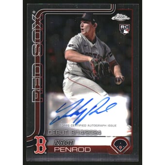 2025 Topps Chrome Update Rookie Debut Autographs #CRDAZP Zach Penrod