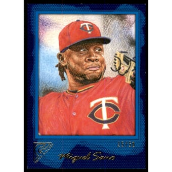 2017 Topps Gallery Blue #77 Miguel Sano
