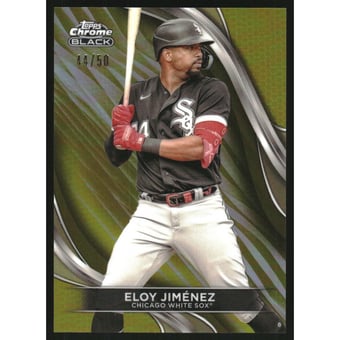 2024 Topps Chrome Black Gold Refractors #58 Eloy Jimenez