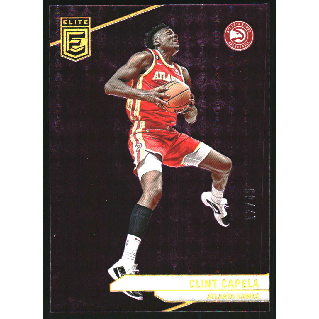2023-24 Elite Purple #122 Clint Capela