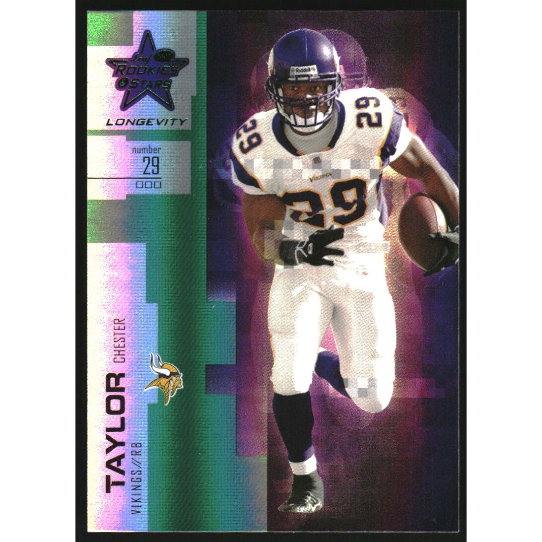 2007 Leaf Rookies and Stars Longevity Emerald #24 Chester Taylor
