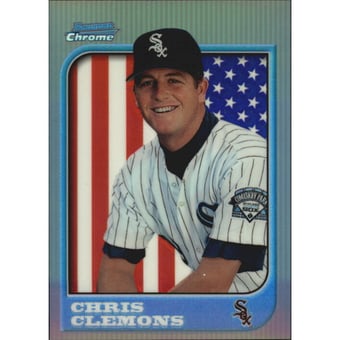 1997 Bowman Chrome International Refractors #226 Chris Clemons