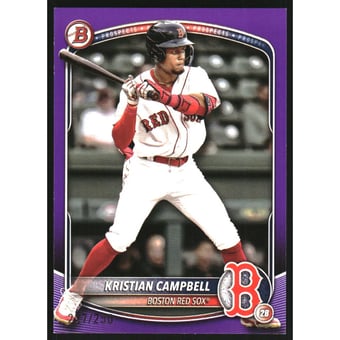 2025 Bowman Prospects Purple #BP42 Kristian Campbell