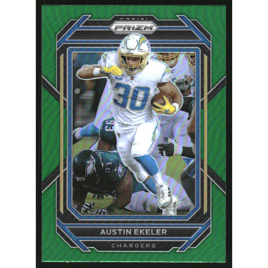 2022 Panini Prizm Prizms Green #150 Austin Ekeler