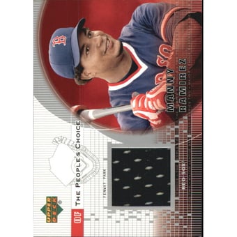 2002 Upper Deck Peoples Choice Game Jersey #PJMRA Manny Ramirez