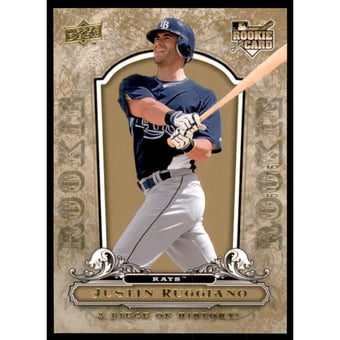 2008 UD A Piece of History Gold #146 Justin Ruggiano