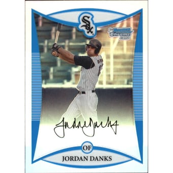 2008 Bowman Chrome Draft Prospects Refractors #BDPP11 Jordan Danks DP