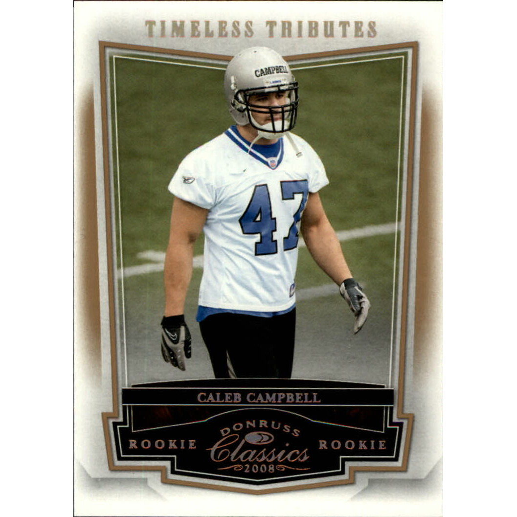 2008 Donruss Classics Timeless Tributes Bronze #182 Caleb Campbell