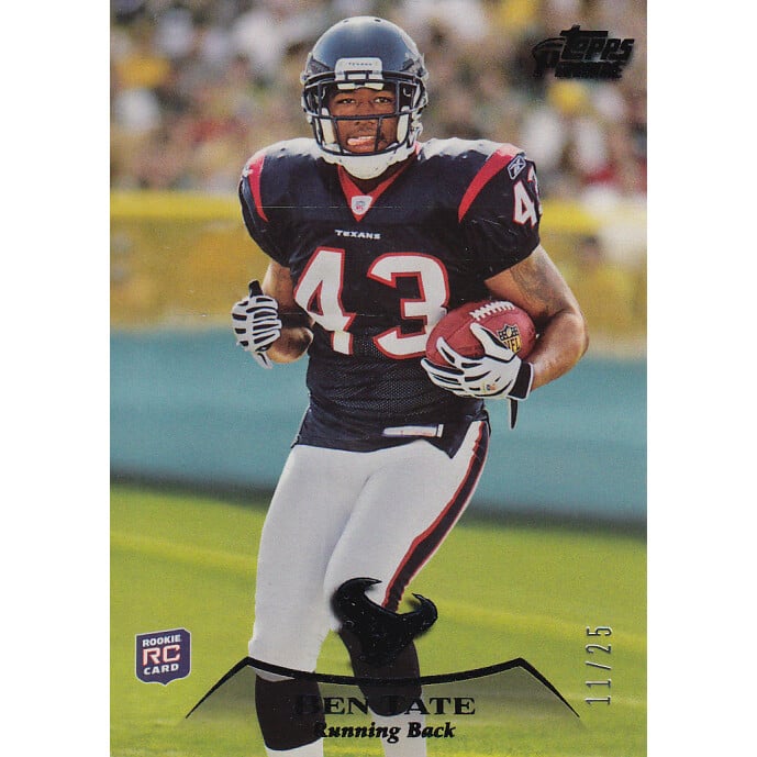 2010 Topps Prime Black #90 Ben Tate. rookie card picture