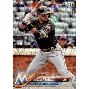 2018 Topps Factory Set Foilboard #77 Martin Prado