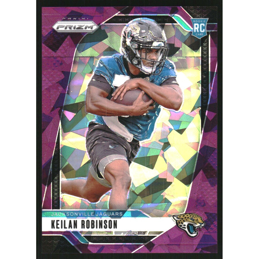 2024 Panini Prizm Prizms Purple Ice #361 Keilan Robinson. rookie card picture
