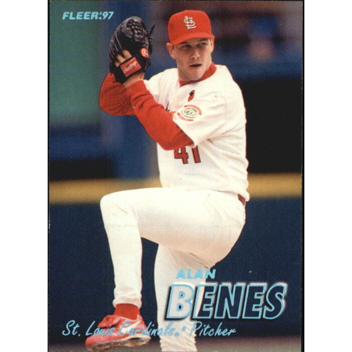 1997 Fleer Tiffany #438 Alan Benes. rookie card picture