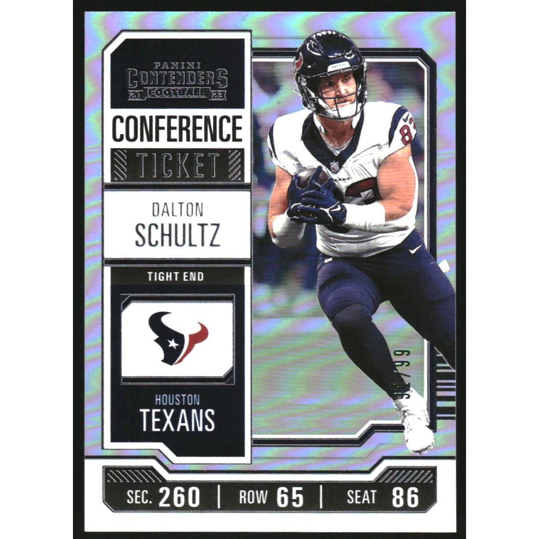 2023 Panini Contenders Conference Ticket #41 Dalton Schultz 2023 Panini Contenders Conference Ticket #41 Dalton Schultz