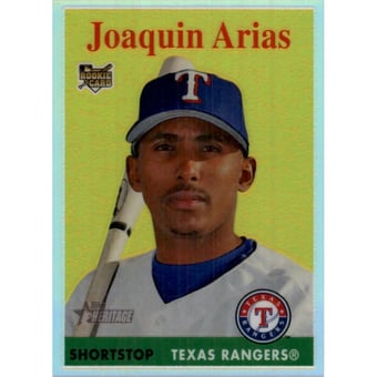 2007 Topps Heritage Chrome Refractors #THC107 Joaquin Arias