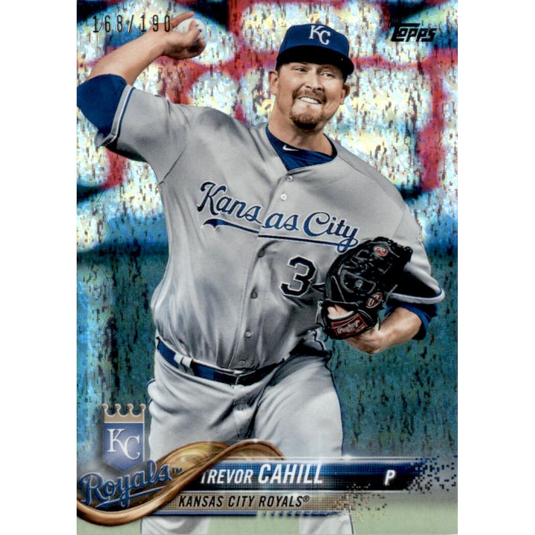 2018 Topps Factory Set Foilboard #445 Trevor Cahill. rookie card picture