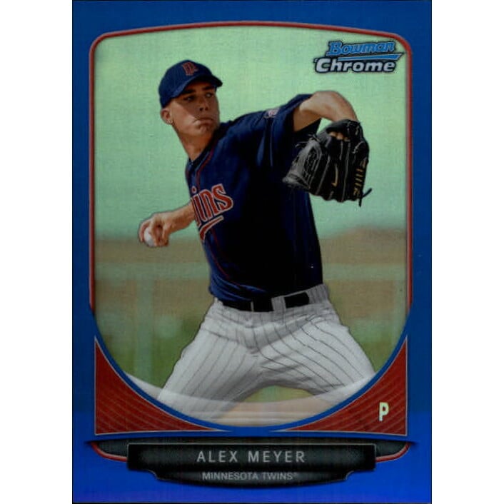 2013 Bowman Chrome Prospects Blue Refractors #BCP80 Alex Meyer 2013 Bowman Chrome Prospects Blue Refractors #BCP80 Alex Meyer