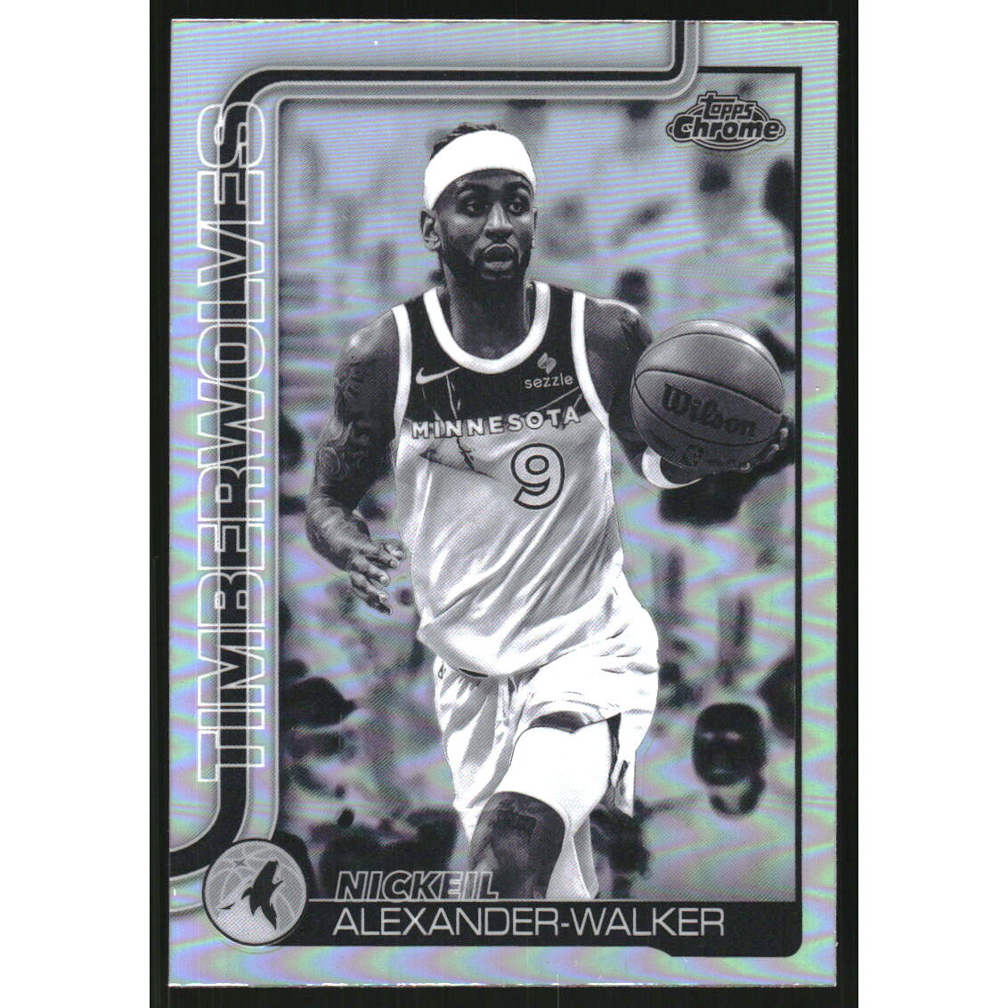 2025-26 Topps Chrome Negative Refractors #193 Nickeil Alexander-Walker