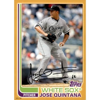 2017 Topps Archives 5x7 Gold #150 Jose Quintana