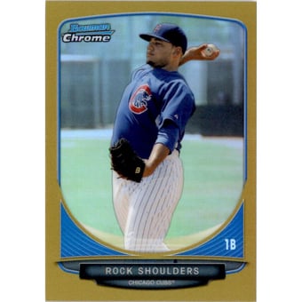2013 Bowman Chrome Mini Gold Refractors #278 Rock Shoulders