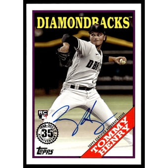 2023 Topps '88 Topps Autographs #88BATH Tommy Henry S2