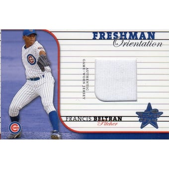 2002 Leaf Rookies and Stars Freshman Orientation #17 Francis Beltran Jsy