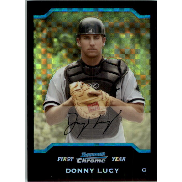 2004 Bowman Chrome Draft X-Fractors #BDP59 Donny Lucy. rookie card picture