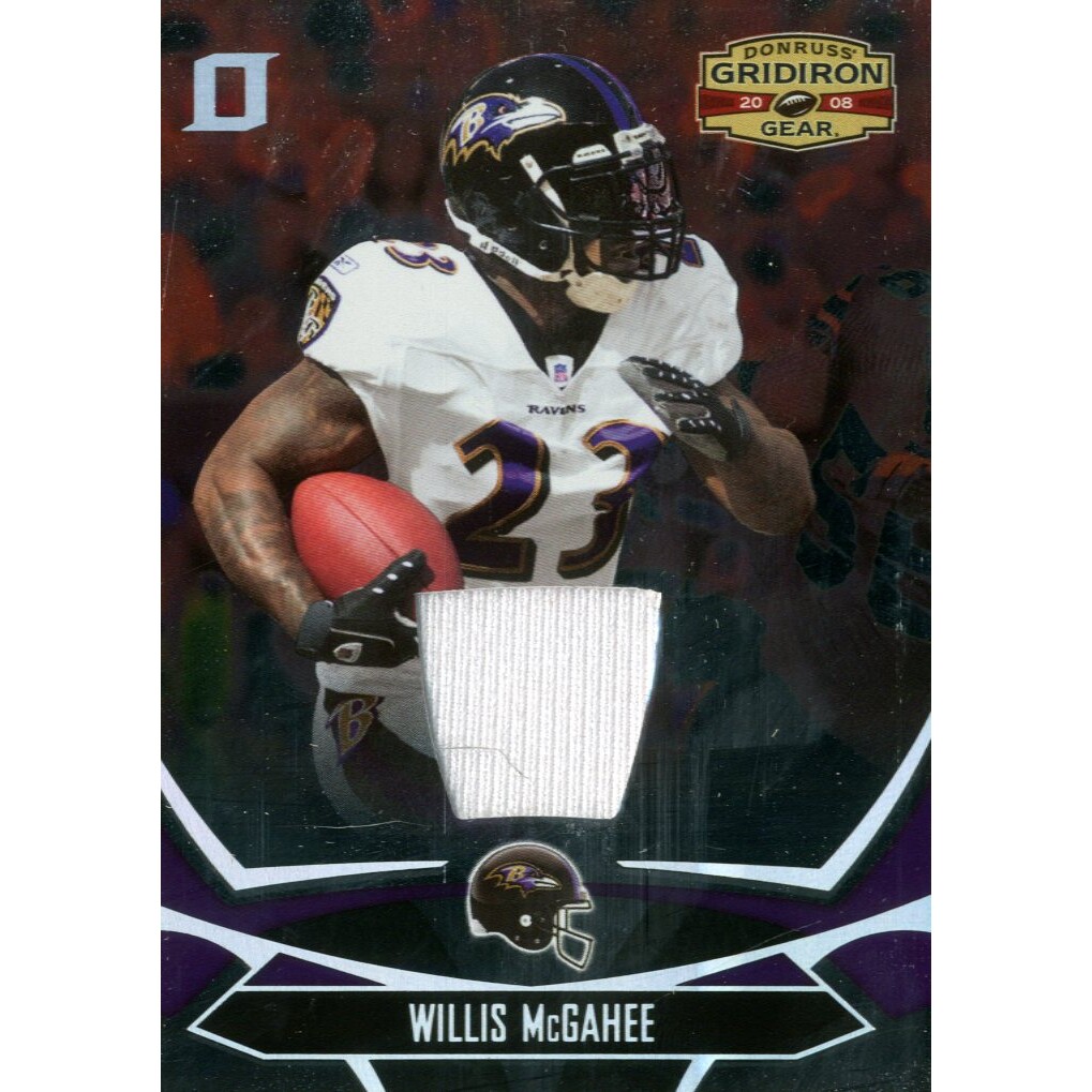 2008 Donruss Gridiron Gear Jerseys O's #8 Willis McGahee