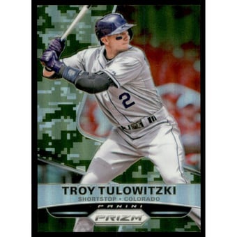 2015 Panini Prizm Prizms Camo #143 Troy Tulowitzki