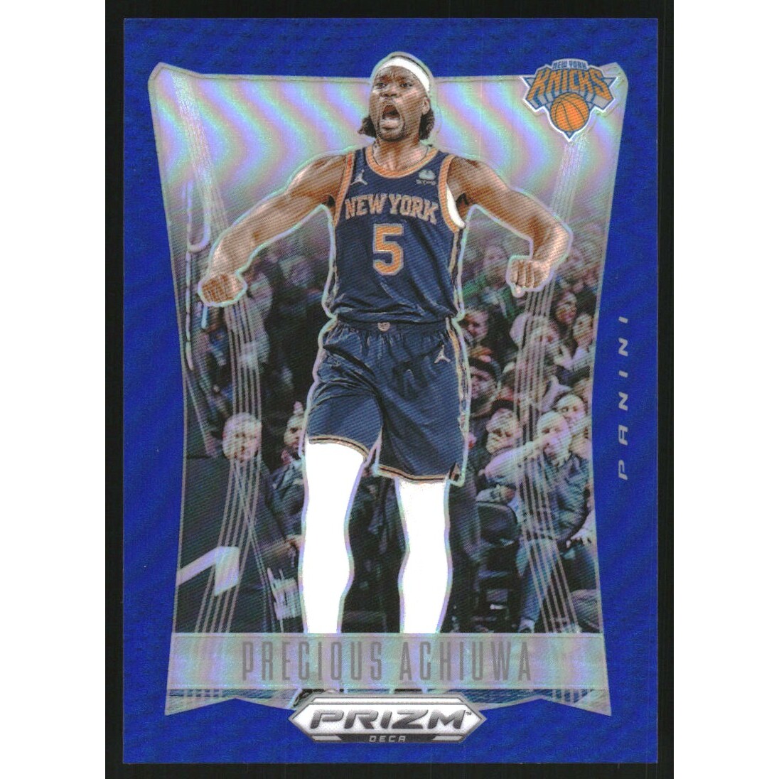 2023-24 Panini Prizm Deca Prizms Blue #143 Precious Achiuwa 2023-24 Panini Prizm Deca Prizms Blue #143 Precious Achiuwa